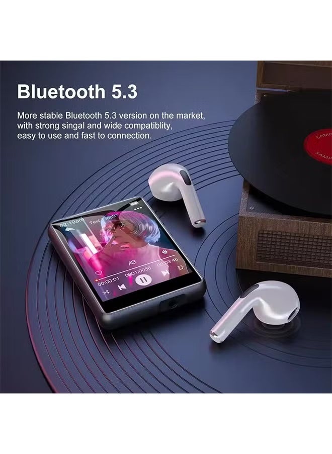 MECHEN Bluetooth 5.3 MP3 Player 68GB Large Storage Hi-Fi Lossless Sound High-Fidelity Recording Multi-Function Portable Music Player - Image 2